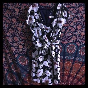 NWT Nordstrom Dee Elly Blue Floral Romper Small